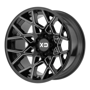 XD Series – XD831 CHOPSTIX – Black – 20″x10″ -24mm – Summer Wheels – XD83121068324N